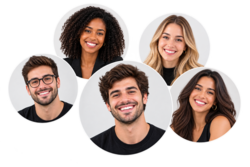 Pessoas usando o Combo Viral